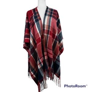 Woolrich Plaid One Size Fringe Blanket Scarf